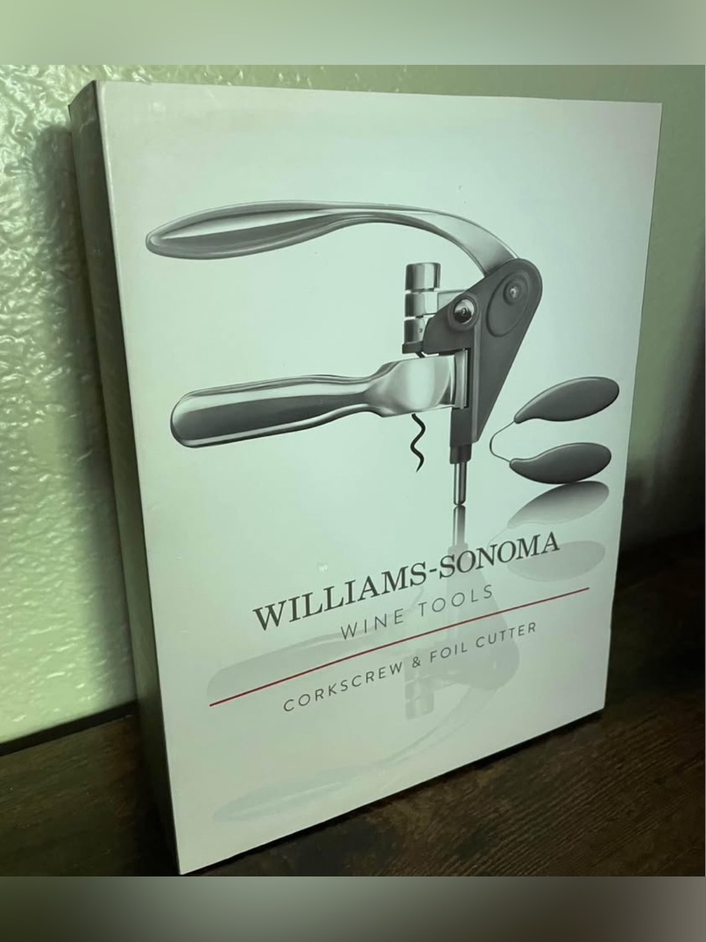 Williams Sonoma Wine Tools Corkscrew & Foil Cutter Wine Opener Set